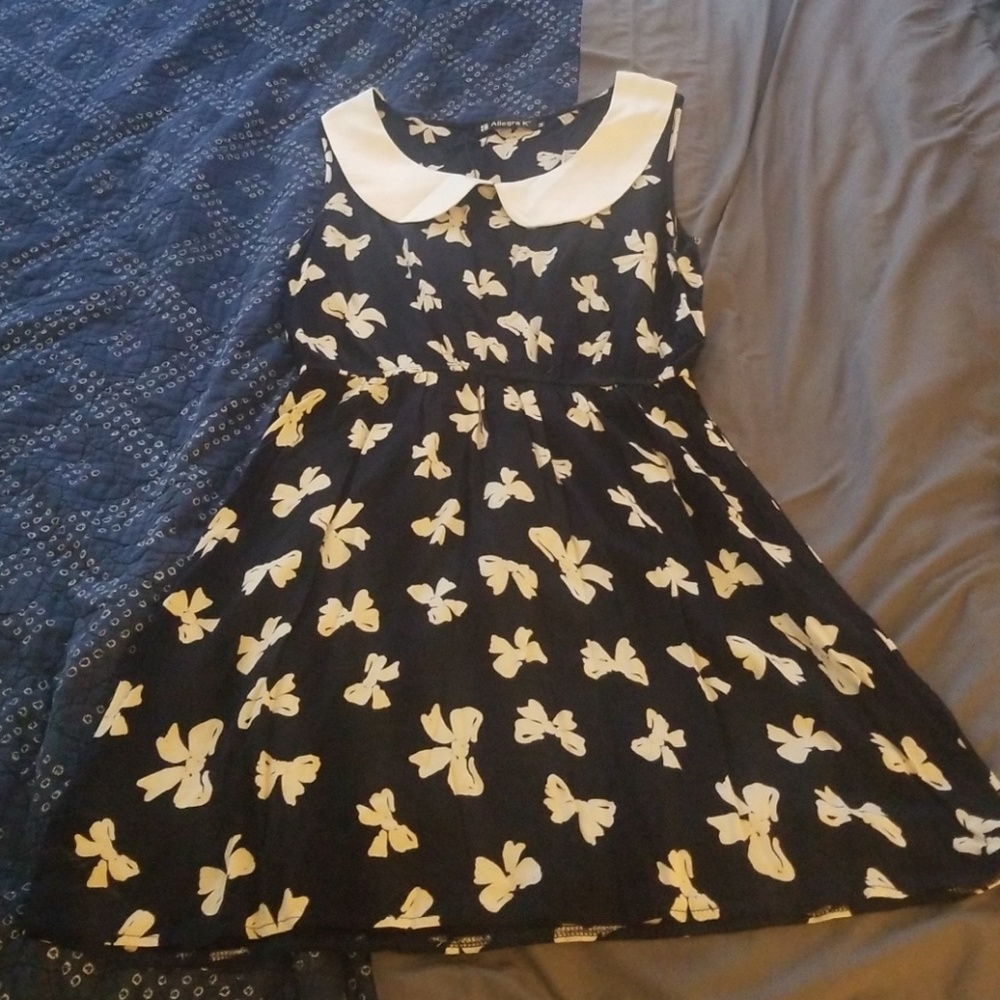 Allegra K Bows Dress